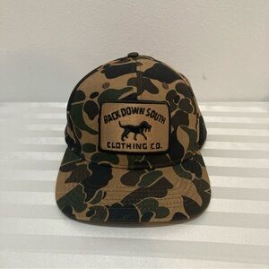 Back Down South Clothing Co. Camo Hat Adjustable Duck Camo Bird Dog